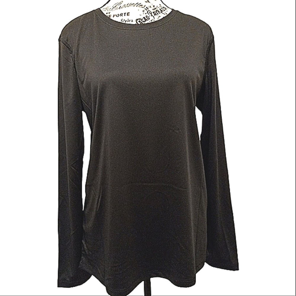 Athletic Works Women's Core Active Long Sleeve T-Shirt moisture control relaxed